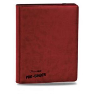 UP - Premium Pro-Binder - 9-Pocket Portfolio - Red