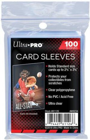 ultra pro card sleeves 100